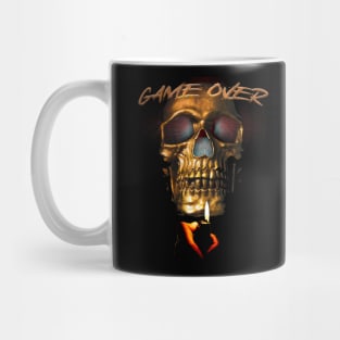 Game Over Skull Mug